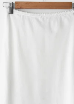 Jupes^Outfitbook Jupe longue en lin WHITE