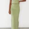Jupes^Outfitbook Jupe mi-longue VERT