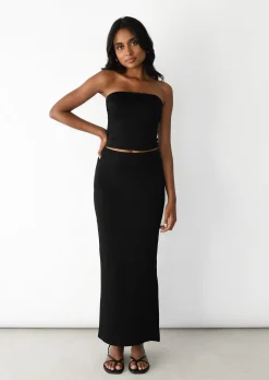 Jupes^Outfitbook Jupe mi-longue NOIR