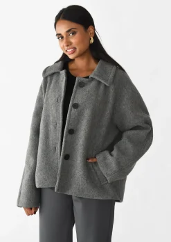 Vestes L Manteaux^Outfitbook Manteau GRIS