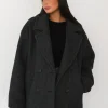 Vestes L Manteaux^Outfitbook Manteau court GRIS