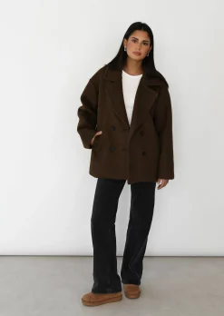 Vestes L Manteaux^Outfitbook Manteau court MARRON