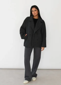 Vestes L Manteaux^Outfitbook Manteau court GRIS