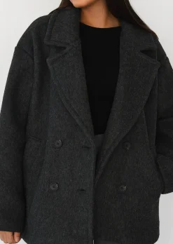 Vestes L Manteaux^Outfitbook Manteau court GRIS