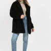 Vestes L Manteaux^Outfitbook Manteau fausse fourrure NOIR