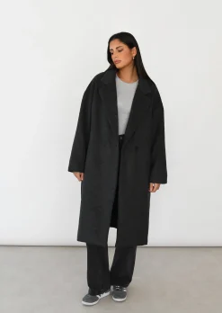 Vestes L Manteaux^Outfitbook Manteau long laine GRIS