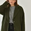 Vestes L Manteaux^Outfitbook Manteau oversize KAKI