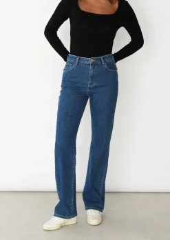 Jeans^Outfitbook Mid-rise jean BLEU