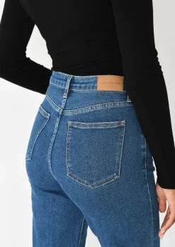 Jeans^Outfitbook Mid-rise jean BLEU