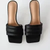 Sandales À Talons^Outfitbook Mules matelassées noir