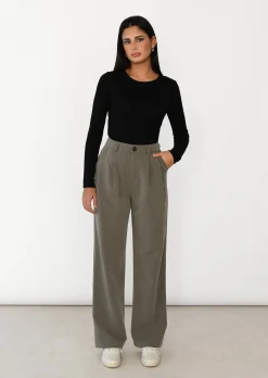 Pantalons^Outfitbook Pantalon à pinces TAUPE