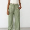 Pantalons^Outfitbook Pantalon cargo lin VERT