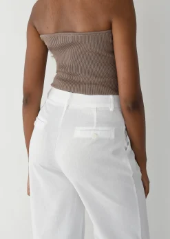 Pantalons^Outfitbook Pantalon de costume en lin BLANC