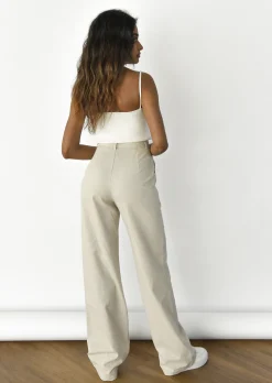 Pantalons^Outfitbook Pantalon en lin BEIGE
