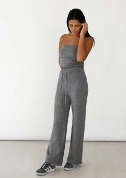 Pantalons^Outfitbook Pantalon en maille GRIS