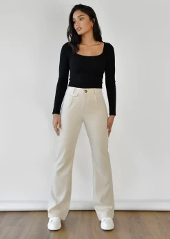 Pantalons^Outfitbook Pantalon flare BEIGE