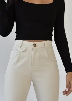 Pantalons^Outfitbook Pantalon flare BEIGE