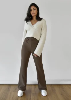 Pantalons^Outfitbook Pantalon flare MARRON