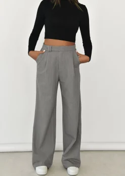 Pantalons^Outfitbook Pantalon large GRIS