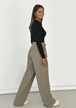 Pantalons^Outfitbook Pantalon large TAUPE