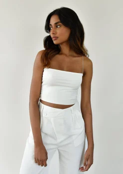 Pantalons^Outfitbook Pantalon large asymétrique BLANC