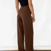 Pantalons^Outfitbook Pantalon large MARRON