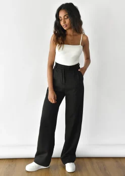 Pantalons^Outfitbook Pantalon large noir STANDARD