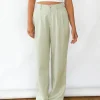 Pantalons^Outfitbook Pantalon large pastel VERT