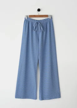 Pantalons^Outfitbook Pantalon rayé avec taille élastique BLEU