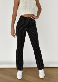 Pantalons^Outfitbook Pantalon rayé NOIR