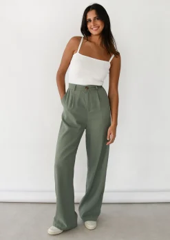 Pantalons^Outfitbook Pantalon wide leg VERT