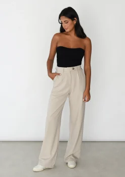 Pantalons^Outfitbook Pantalon wide leg BEIGE