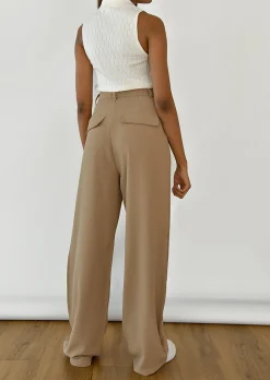 Pantalons^Outfitbook Pantalon wide leg BEIGE