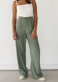 Pantalons^Outfitbook Pantalon wide leg VERT