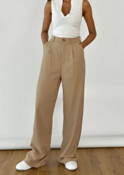 Pantalons^Outfitbook Pantalon wide leg BEIGE
