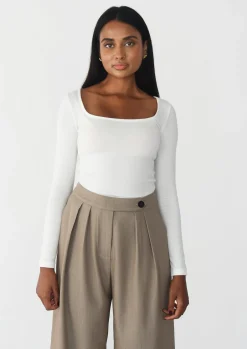 Pantalons^Outfitbook Pantalon wideleg à pinces TAUPE
