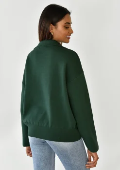 Pulls L Cardigans^Outfitbook Pull avec col à revers GREEN