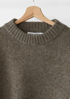 Pulls L Cardigans^Outfitbook Pull col ras-du-cou TAUPE