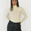 Pulls L Cardigans^Outfitbook Pull col roulé BEIGE