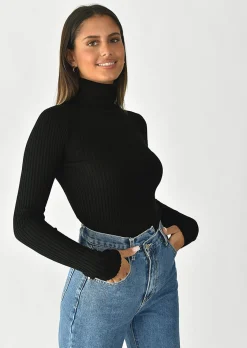 Pulls L Cardigans^Outfitbook Pull col roulé NOIR