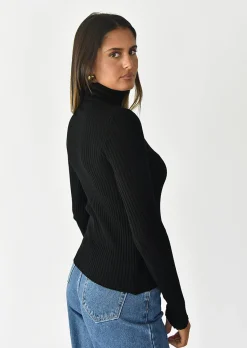 Pulls L Cardigans^Outfitbook Pull col roulé NOIR