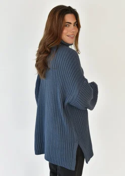 Pulls L Cardigans^Outfitbook Pull col roulé BLEU