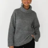 Pulls L Cardigans^Outfitbook Pull col roulé en maille GRIS