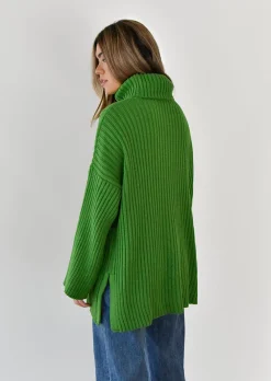 Pulls L Cardigans^Outfitbook Pull col roulé VERT