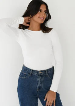 Pulls L Cardigans | Hauts^Outfitbook Pull en maille col rond BLANC