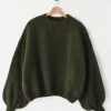 Pulls L Cardigans^Outfitbook Pull en maille laine KHAKI