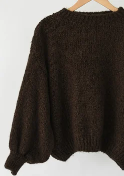 Pulls L Cardigans^Outfitbook Pull en maille laine MARRON