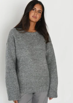 Pulls L Cardigans^Outfitbook Pull en maille oversize GRIS