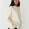 Pulls L Cardigans^Outfitbook Pull en maille oversize beige