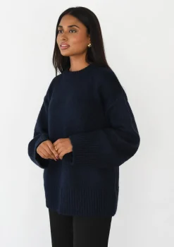 Pulls L Cardigans^Outfitbook Pull en maille oversize bleu